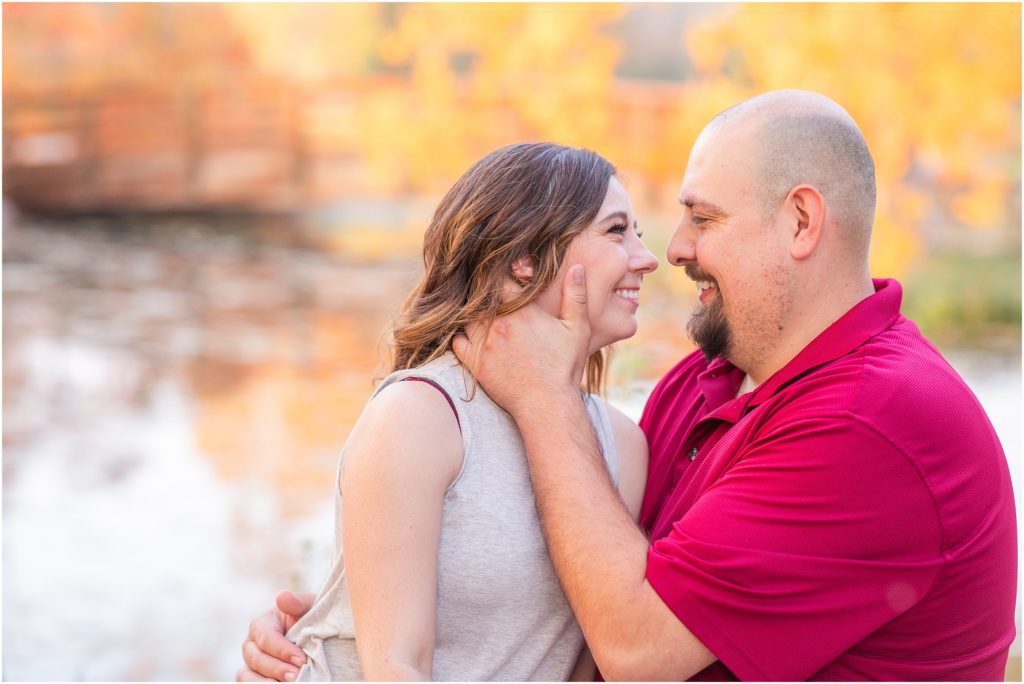 Colorado Fall Engagement Session at the Hudson Garden