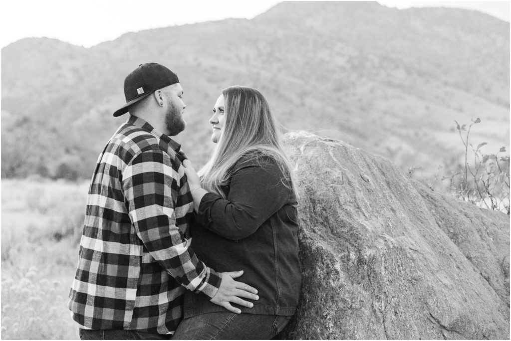 Colorado Fall Engagement Session Mt Falcon West and Mt Falcon East