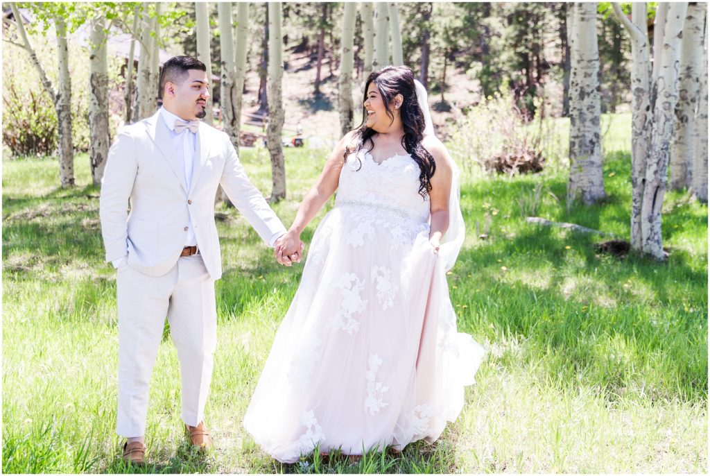 Bryan and Wendy Sprague Lake Elopement First Look