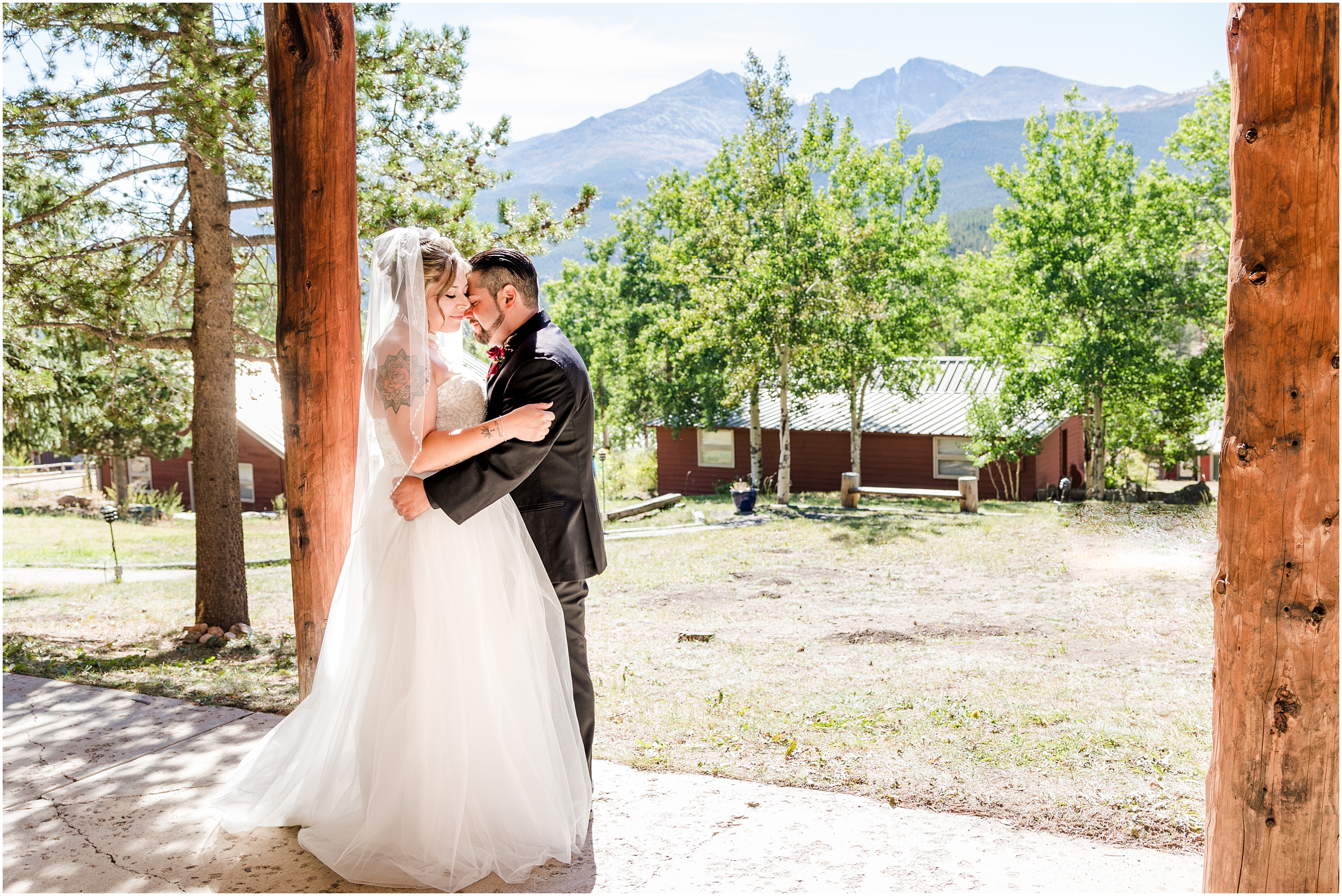 Adam and Tiffany Fall Wedding at the Dao House in Estes Park Colorado