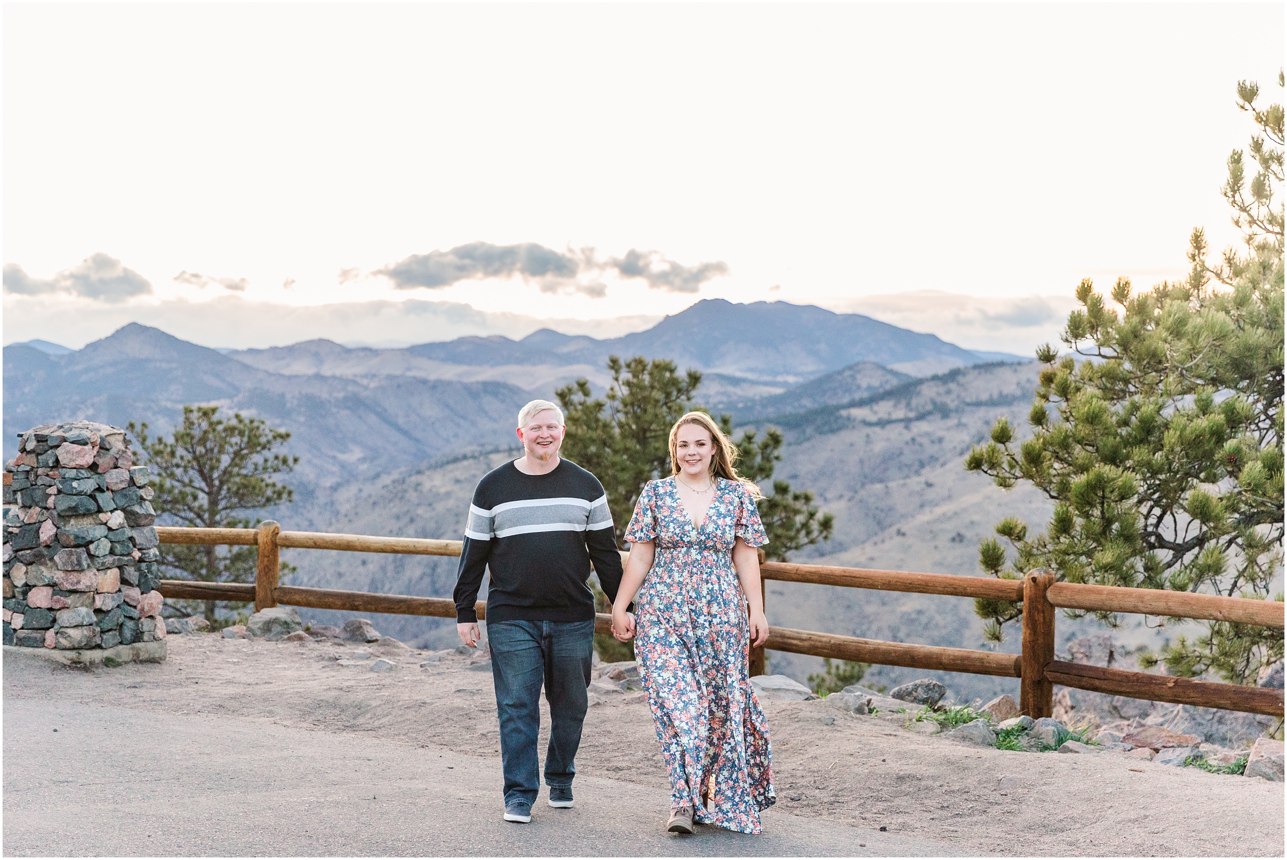 Brenden & Amanda Lookout Mountain Colorado Spring Engagement